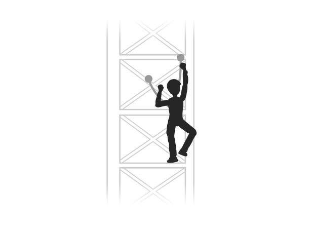 PETZL ABSORBICA-Y MGO Fangline Int. vers, dobbel, m/falldemper 80cm