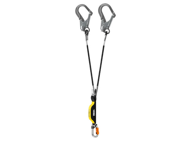 PETZL ABSORBICA-Y MGO Fangline Int. vers, dobbel, m/falldemper 80cm
