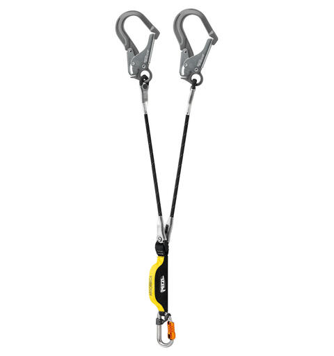 PETZL ABSORBICA-Y MGO Fangline Int. vers, dobbel, m/falldemper 80cm