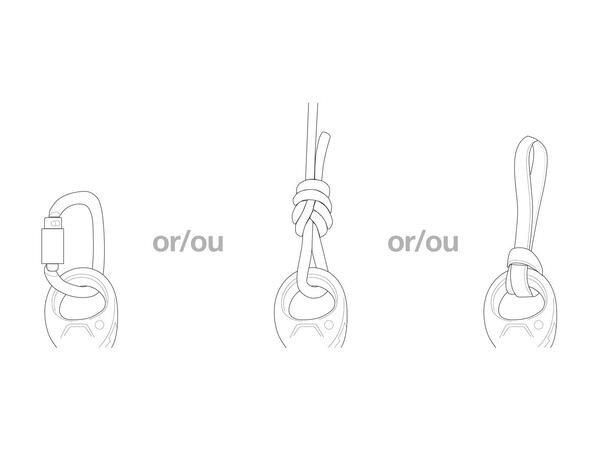 PETZL PRO TRAXION Trinse Med låsekam, for 8-13mm tau