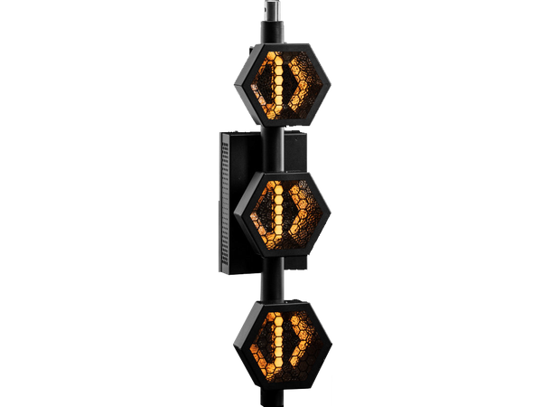 PORTMAN EVO Element retro lamp 3 x 60W HaloLED, 3 x 12W RGBW LED