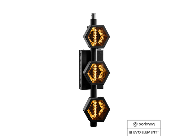 PORTMAN EVO Element retro lamp 3 x 60W HaloLED, 3 x 12W RGBW LED