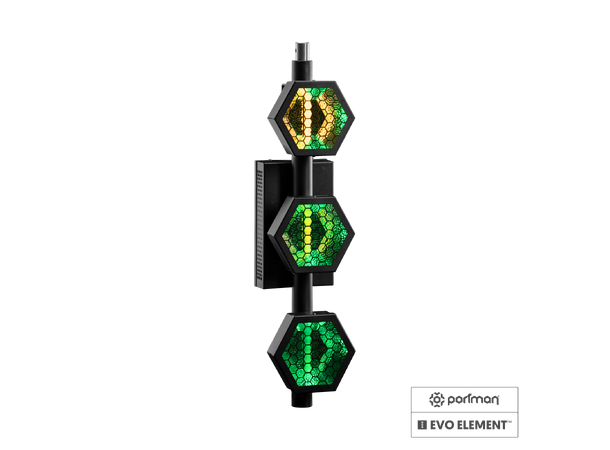 PORTMAN EVO Element retro lamp 3 x 60W HaloLED, 3 x 12W RGBW LED