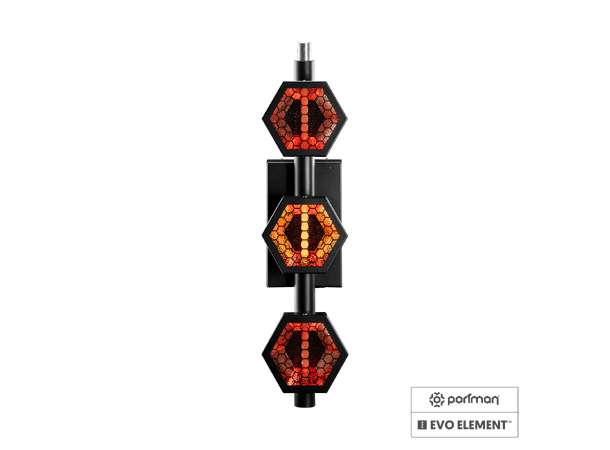 PORTMAN EVO Element retro lamp 3 x 60W HaloLED, 3 x 12W RGBW LED