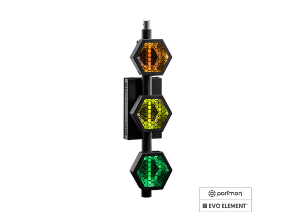 PORTMAN EVO Element retro lamp 3 x 60W HaloLED, 3 x 12W RGBW LED