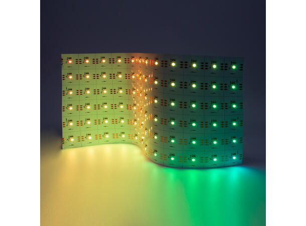 SBL 24V SPI-RGB LED Flex panel, Hvit PCB 240 x 480mm, CV, 72stk LED, 500lm/m, 43W