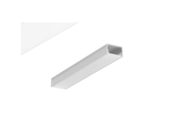 TOPMET Aluprofil UNI14 17.6x10mm Alu 2m, C3 Click Opal diffusor