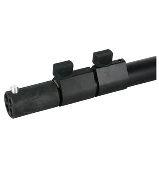 WENTEX 89331 Telescopic upright - 3way 180(h)-->420(h)cm, Black (powder coated)
