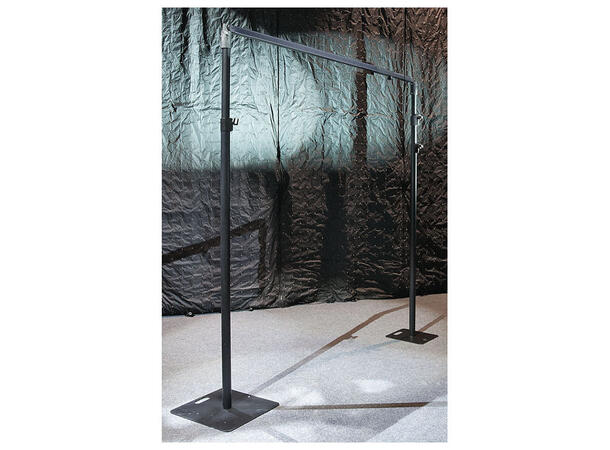 WENTEX 89331 Telescopic upright - 3way 180(h)-->420(h)cm, Black (powder coated)
