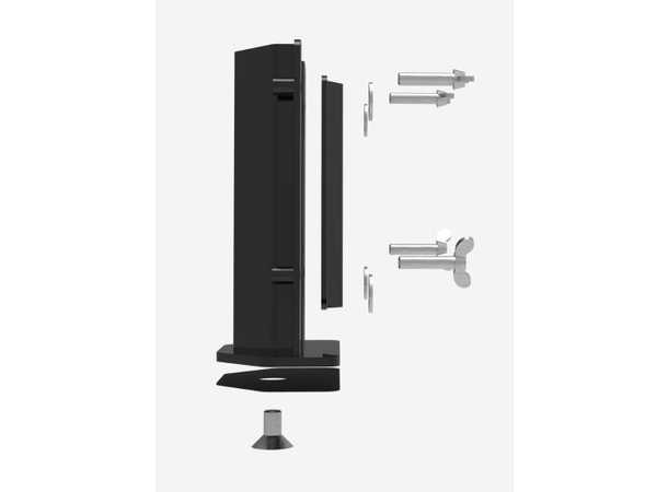 ADMIRAL Mono stand for Baseplate ELL 60kg,50mm, Maks høyde 180cm