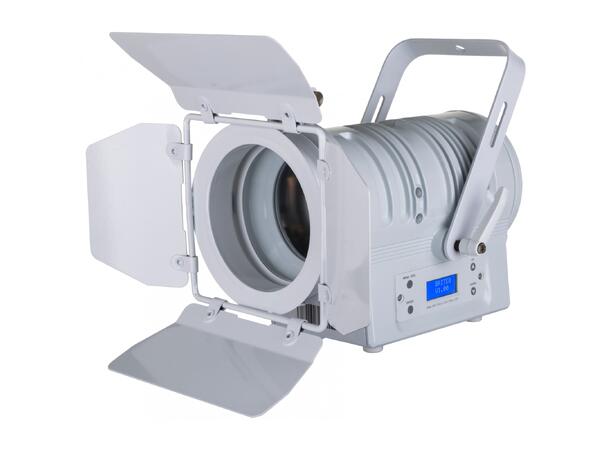 BRITEQ BT-THEATRE 50WW WT Fresnell Hvit. 50W, 3200K. CRI>92. DMX. 10-50°
