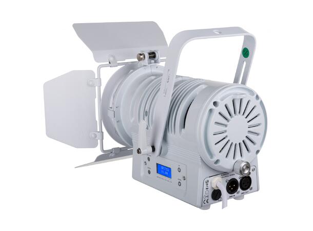 BRITEQ BT-THEATRE 50WW WT Fresnell Hvit. 50W, 3200K. CRI>92. DMX. 10-50°