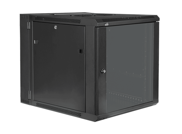 CAYMON HPR512/B Veggskap 19", 12U, WLL 30kg