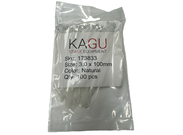 KAGU Strips 3.0 x 100mm 100stk, Hvit