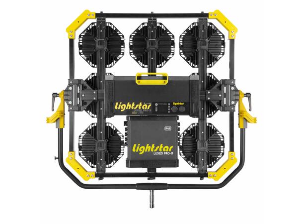 LIGHTSTAR LUXED PRO-P9 Spotlight, IP65 1620W RGBWW LED, 2400-10000K,LumenRadio