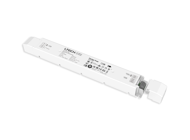 LTECH LED Driver 10A, DMX, Constant V 200 - 240VAC inn, 24V ut,0 - 240W