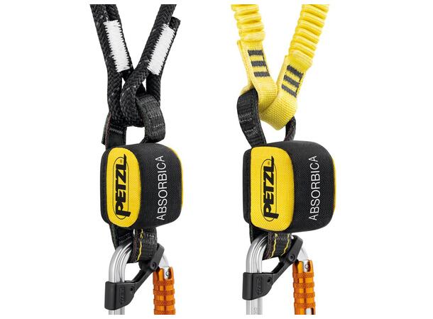 PETZL ABSORBICA-Y FLEX MGO Fangline Eur. vers, dobbel, m/falldemper 150cm