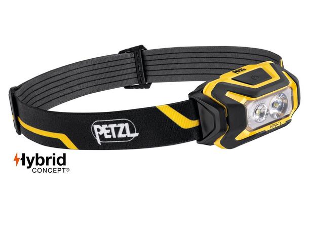 PETZ ARIA 2  Hodelykt, Sort 450 lumen, AAA eller CORE batteri