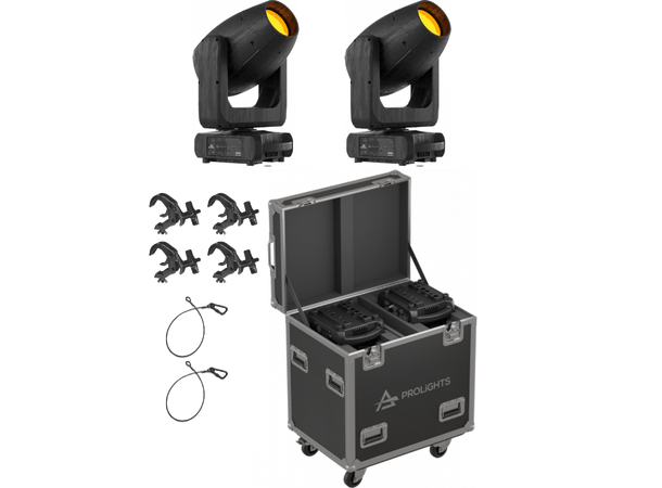 PROLIGHTS Astra Hybrid420 Tourpack Demo 2xASTHYB420, Flight, 2xClamp, 2xWire