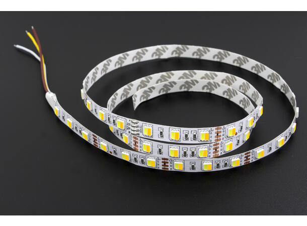 SBL LED CW+WW LED strip 5 meter,  120LED/m, 10mm, innendørs, 24V