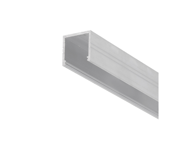 TOPMET Aluprofil SMART16_B 18,8x18,6mm 2m, Alu, Opal diffusor