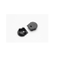 TOPMET End cap UNI12 BCD/U 20stk, Med kabel hull, Sort