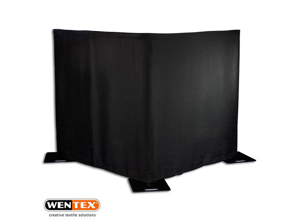 WENTEX 89401 P&D Curtain, Medium Satin Unpleated, 280(w) x 120(h)cm, 165 Gram/M