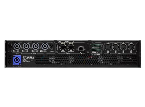 Yamaha PC412-D Effektforsterker 4 x 1900W, 20x8 matrise, DSP, Dante