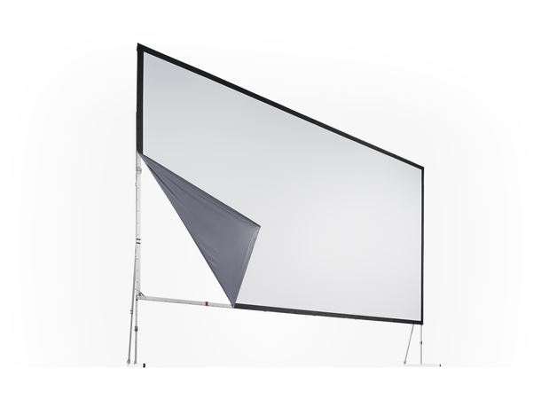 AV STUMPFL Monoblox32 rammelerret, 4:3 90“, 203 x 157cm, Frontprojeksjon, Sort