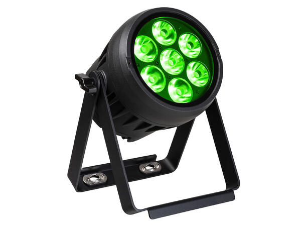 BRITEQ BTI-AKKUBEAMER LED-Par 7 x 10W RGBL LED, Batteridrift, IP65