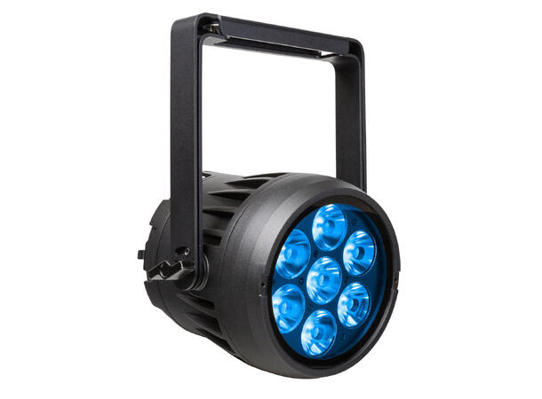 BRITEQ BTI-AKKUBEAMER LED-Par 7 x 10W RGBL LED, Batteridrift, IP65