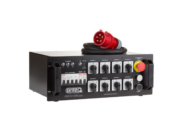 BRITEQ RICO-V8 MKII Motorkontroller 8-kanals motorkontroller m/ master/slave