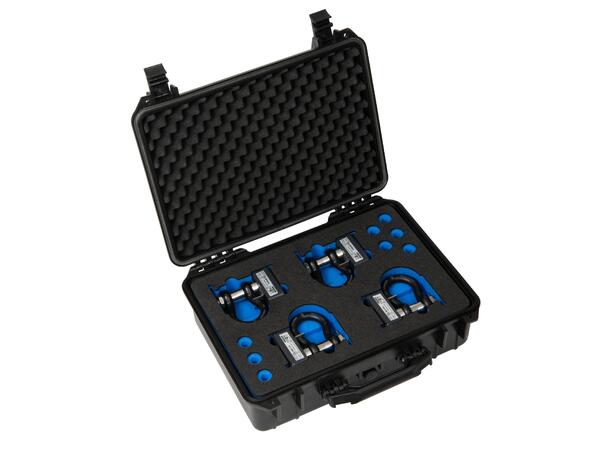 BroadWeigh BB Flightcase Suitcase, to hold 1 insert / 4 loadcells