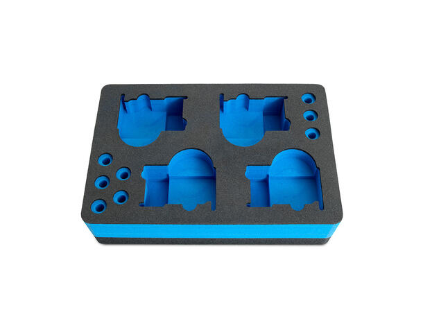 BroadWeigh BB Flightcase Suitcase, to hold 1 insert / 4 loadcells