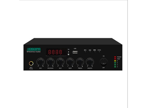 DSPPA MP60UB Mikseforsterker 100V 60W, USB, Bluetooth