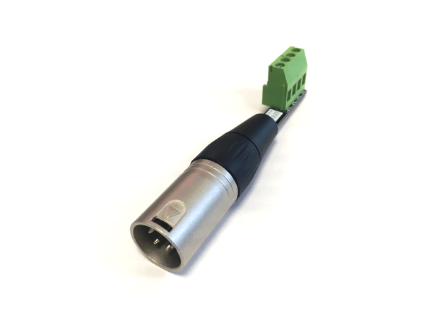 ENTTEC Overgang fra XLR til skrutreminal 4-pin XLR til phoenix terminal 