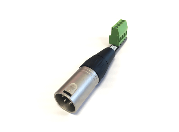 ENTTEC Overgang fra XLR til skrutreminal 4-pin XLR til phoenix terminal