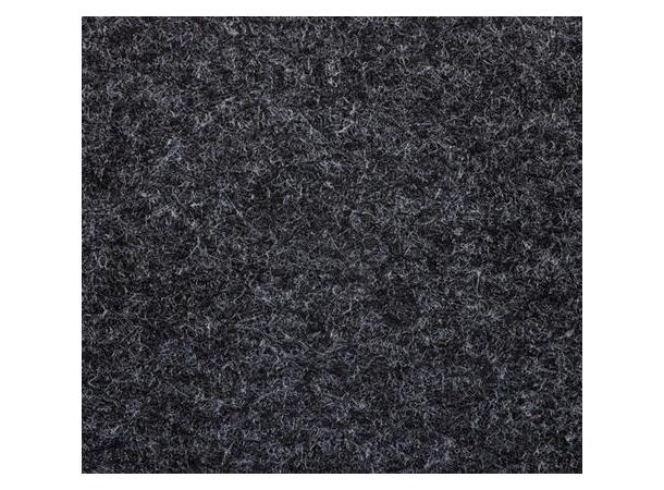 KAGU Rewind Gulvteppe, 50m Rull Charcoal, 2m bredde