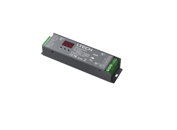 LTECH Constant voltage DMX/RDM Decoder 3x8A/4x6A, 12 - 48VDC, 0 - 1152W, term.