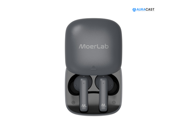 MOERLAB HearClear Auracast Earbuds Bluetooth 5.3