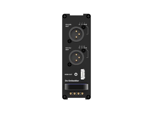 THEATRIXX Audio De-Embedder modul 3G-SDI 3G-SDI inn, HDMI1.2 +audio ut XLR, XVVRF