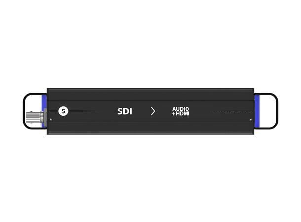 THEATRIXX Audio De-Embedder modul 3G-SDI 3G-SDI inn, HDMI1.2 +audio ut XLR, XVVRF