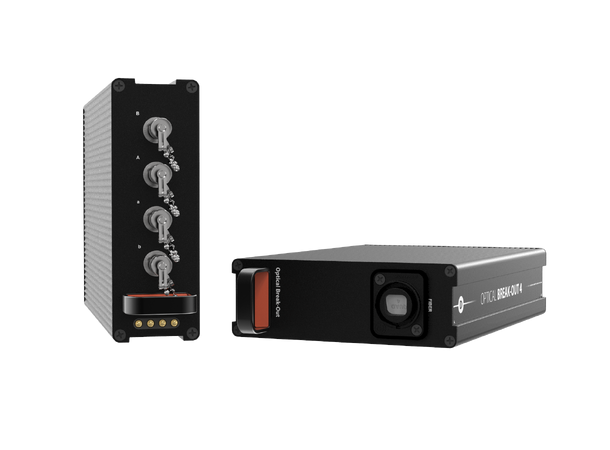 THEATRIXX Fiber Breakoutmodul 1:4 MM, OpticalCon Quad til 4x ST, XVVRF