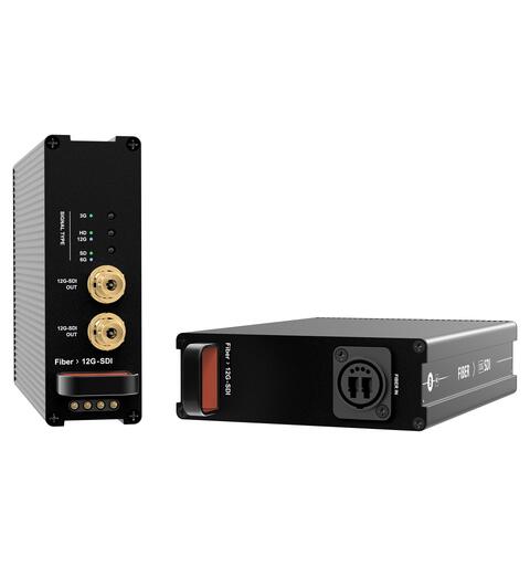THEATRIXX Konvertermodul Fiber - 12G-SDI SM, OpticalCon Quad, 12G-SDI ut, XVVRF