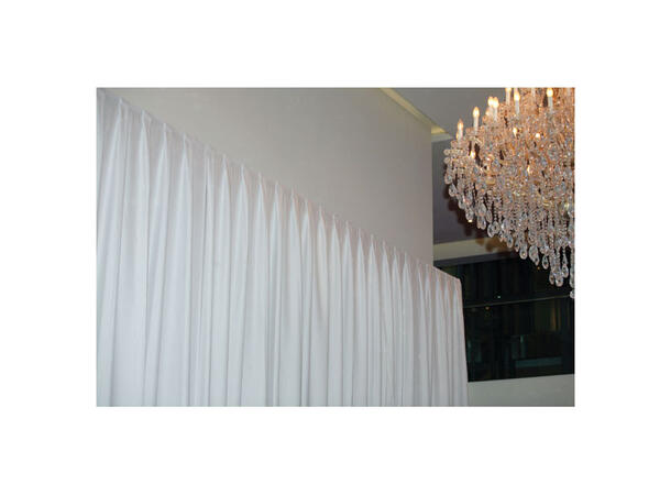 WENTEX 89410 P&D Curtain, Medium Satin Pleated, 300(w) x 300(h)cm, 165 Gram/M2,