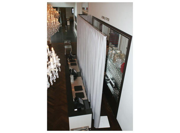 WENTEX 89410 P&D Curtain, Medium Satin Pleated, 300(w) x 300(h)cm, 165 Gram/M2,