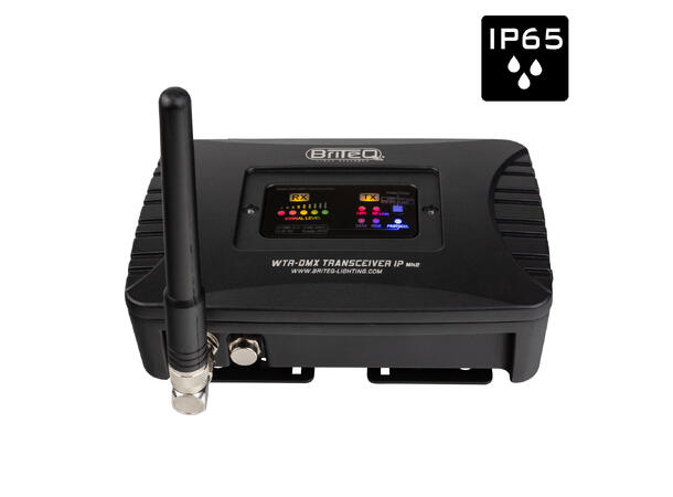 BRITEQ WTR-DMX Tranciever IP MK2 DMX-512, CRMX, W-DMX, IP65