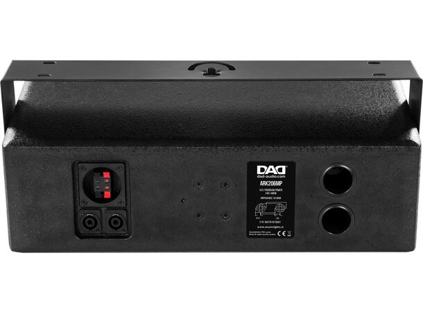 DAD ARK206MP 2-veis høyttaler, 2x6" Sort. 240W/16ohm. Maks SPL 122dB