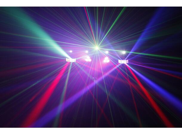 JB SYSTEMS PARTY BAR Lyseffekt laser+led par/effect/strobe + remote