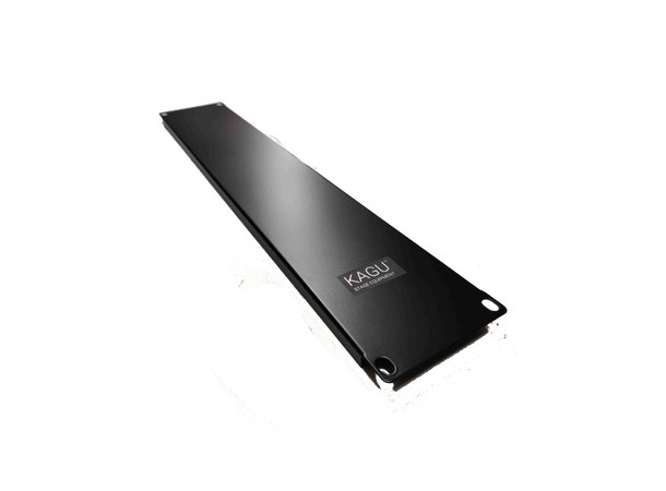 KAGU Blindpanel 2U 19", Stål, Sort
